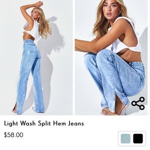 PRETTY LITTLE THING Split Hem (MOLLY MAE EDIT 🔥)